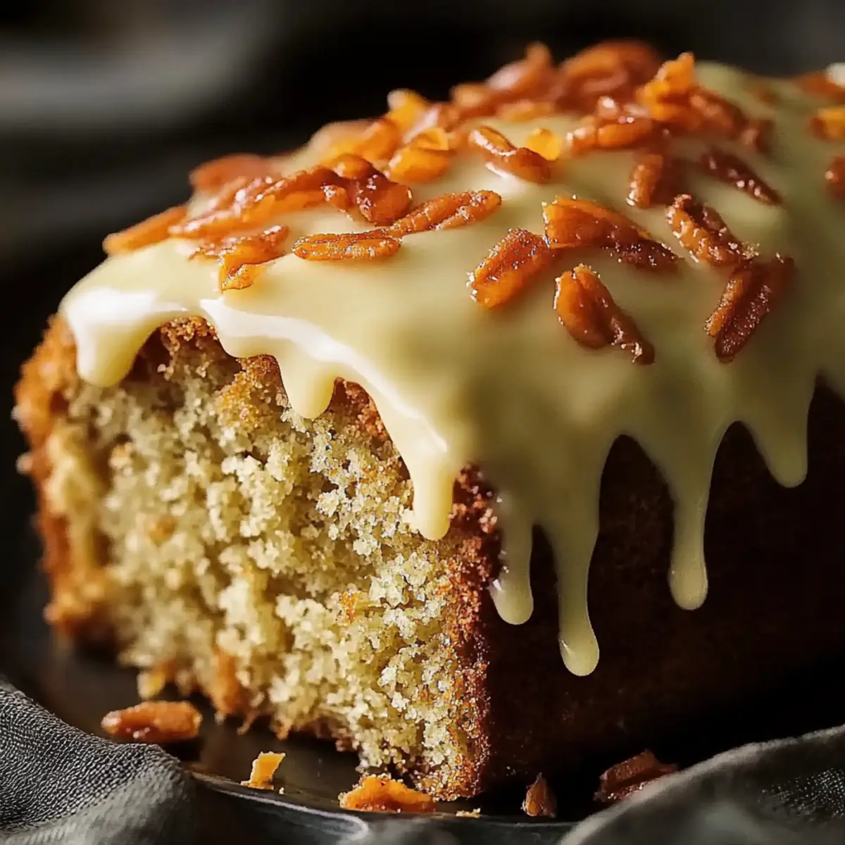 Eggless Carrot Cake Loaf