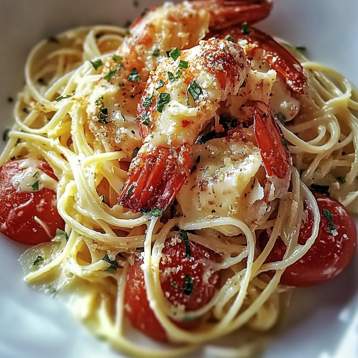 Garlic Butter Lobster Linguine