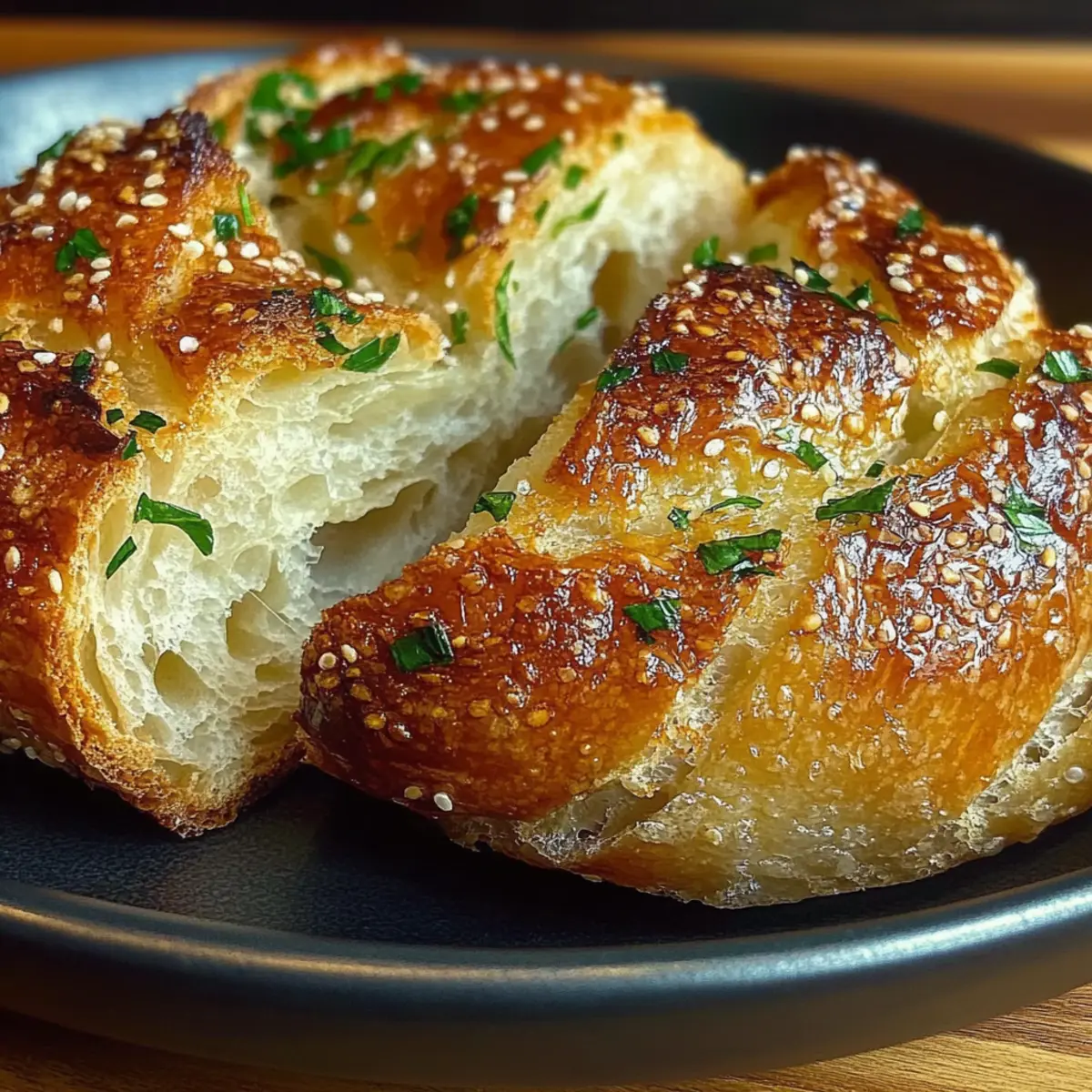 Garlic Herb Dutch Oven Bread