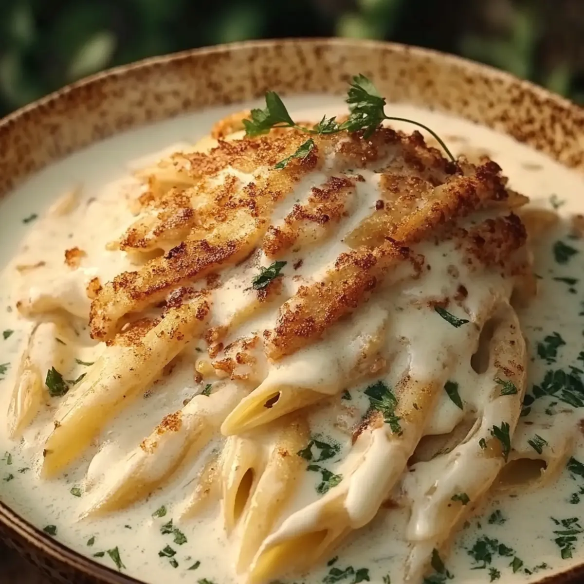 Grilled Chicken Alfredo Pasta