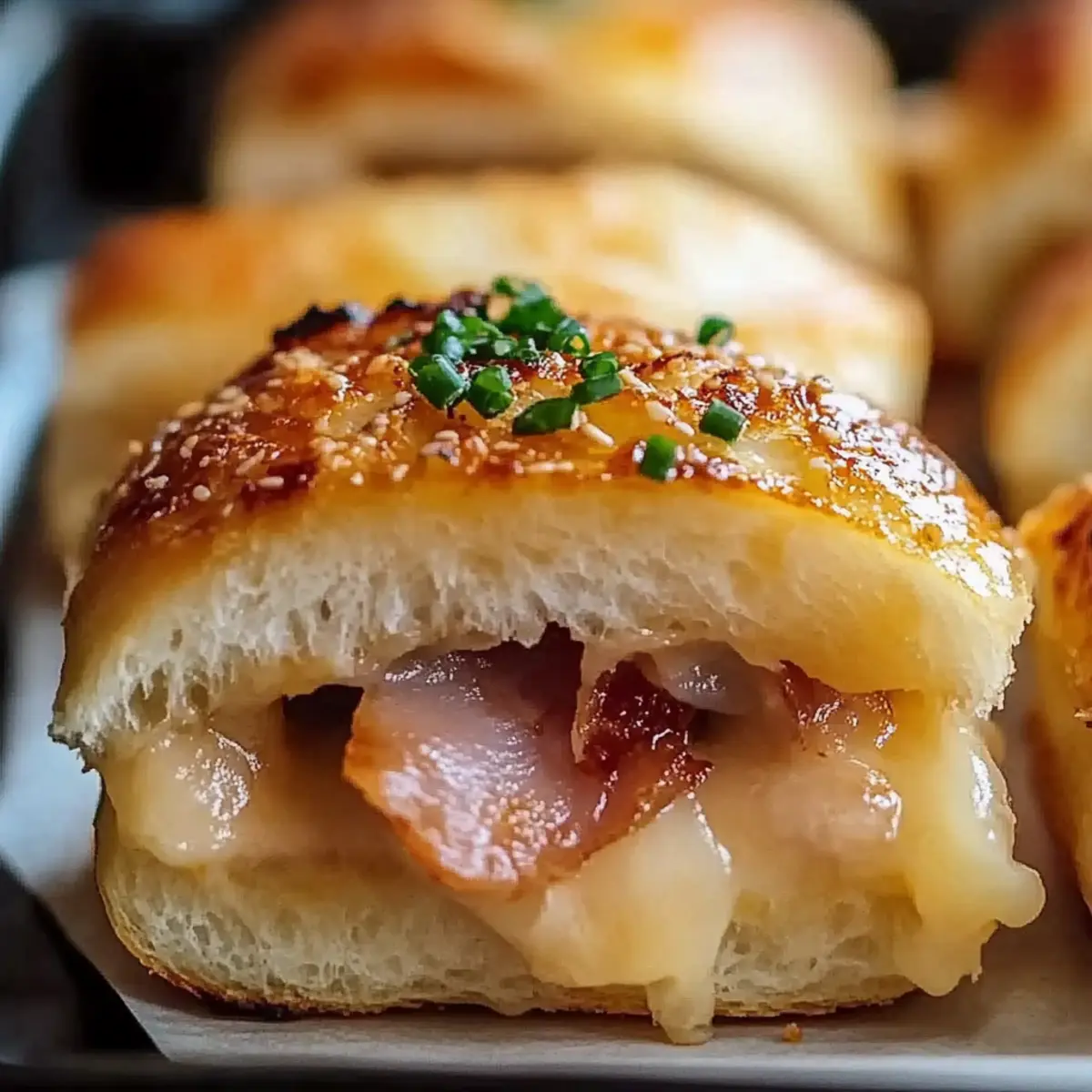 Ham and Cheese Hawaiian Roll Sliders