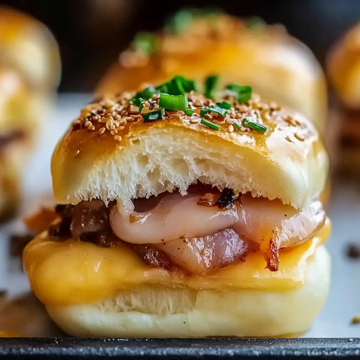 Ham and Cheese Hawaiian Roll Sliders