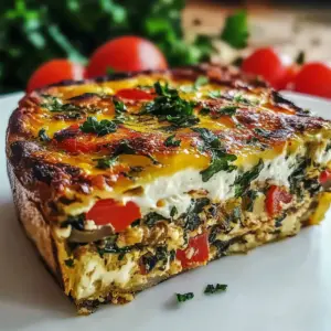 High-Protein Veggie Bake with Cottage Cheese