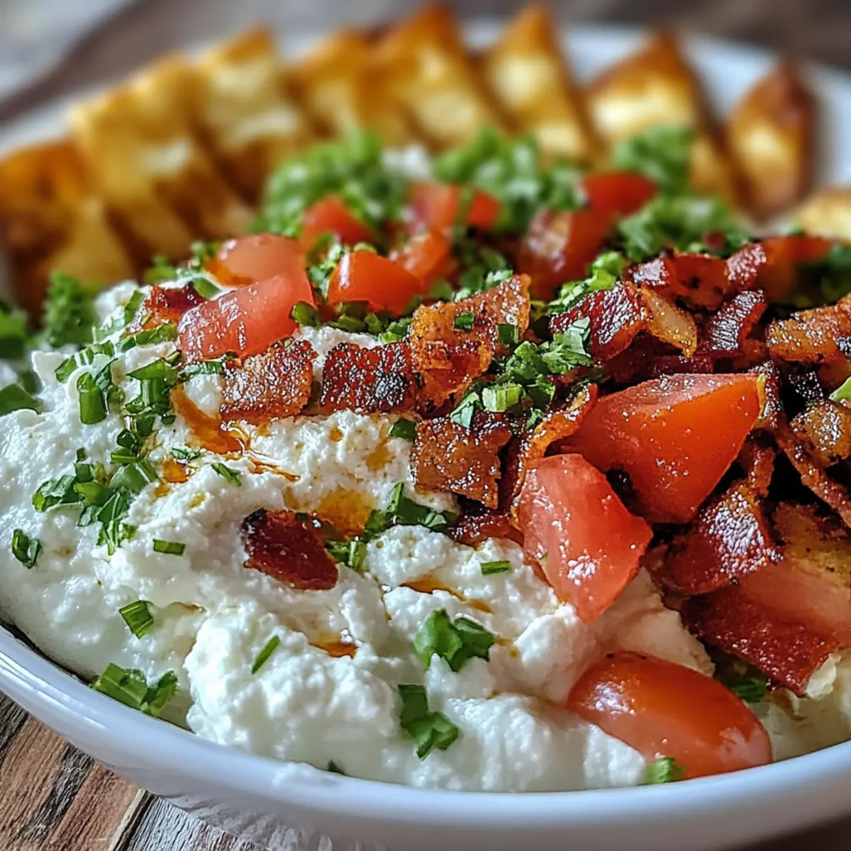 High Protein BLT Cottage Cheese Bowl