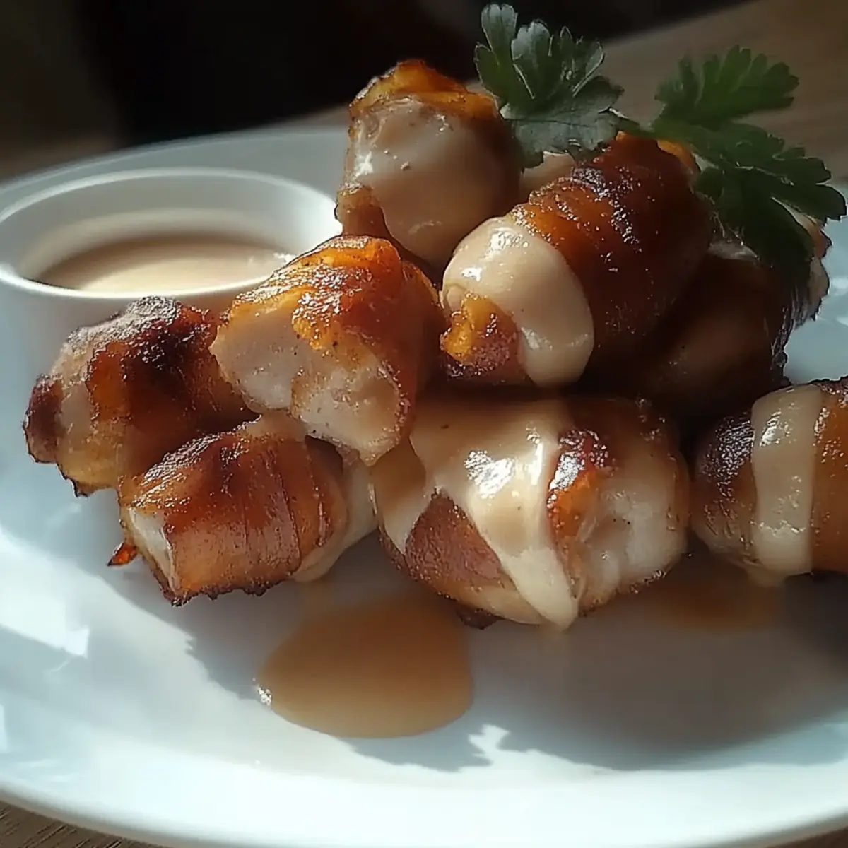 Honey Bacon Chicken Bites