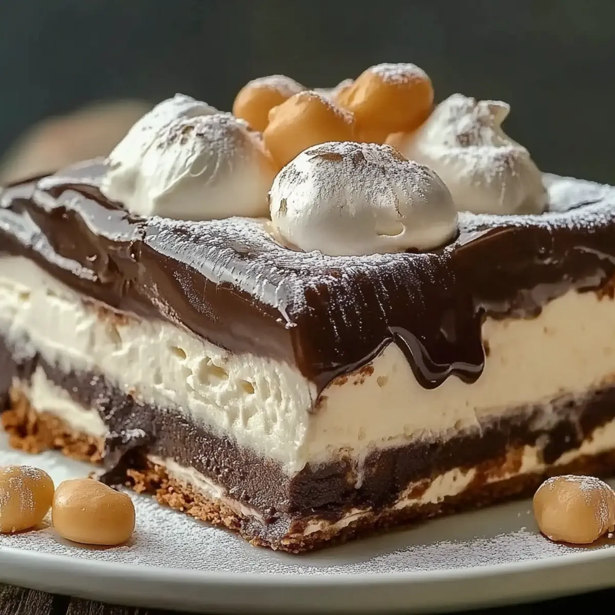 Hot Chocolate Lasagna