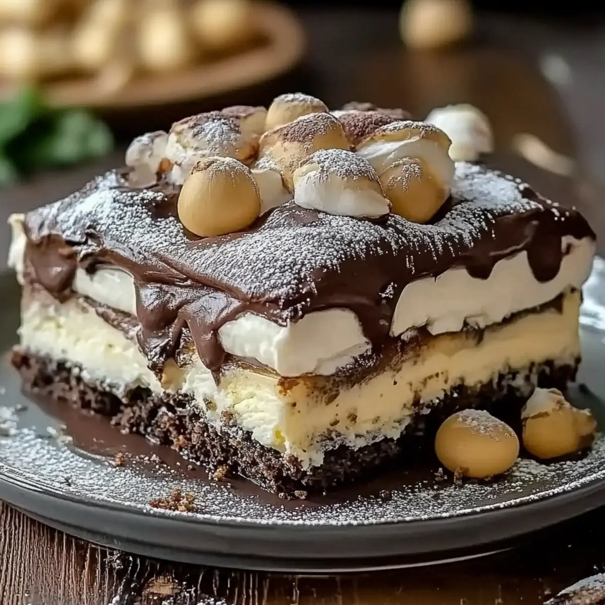 Hot Chocolate Lasagna
