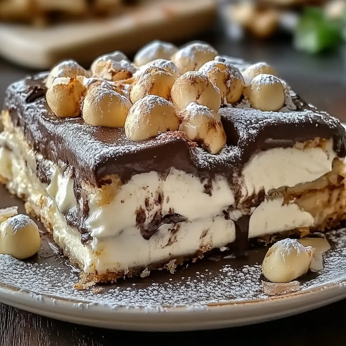 Hot Chocolate Lasagna