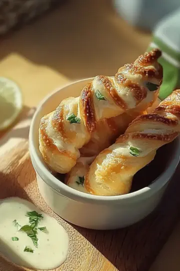 Jalapeños Popper Puff Pastry Twists