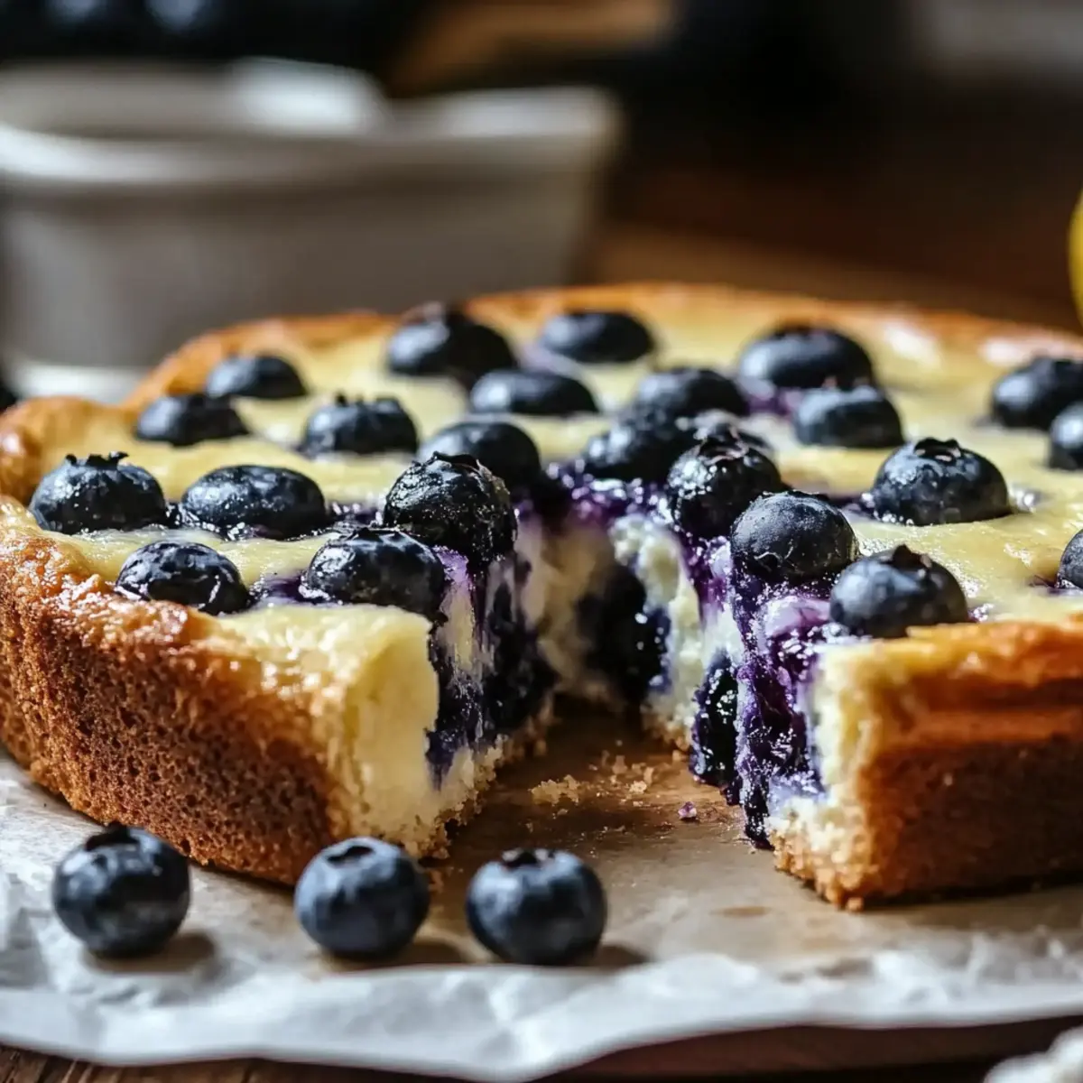 Lemon Blueberry Breakfast Bake