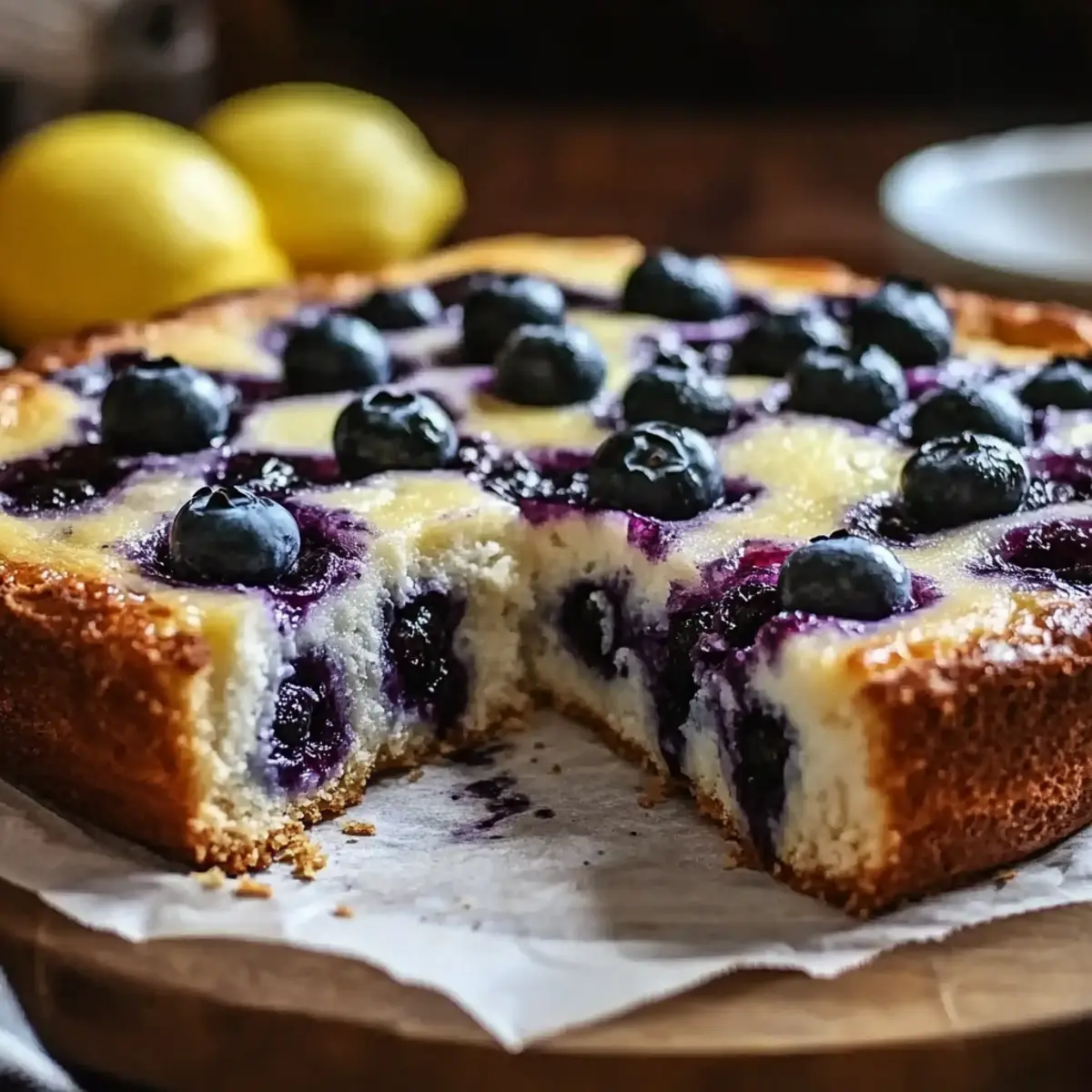 Lemon Blueberry Breakfast Bake
