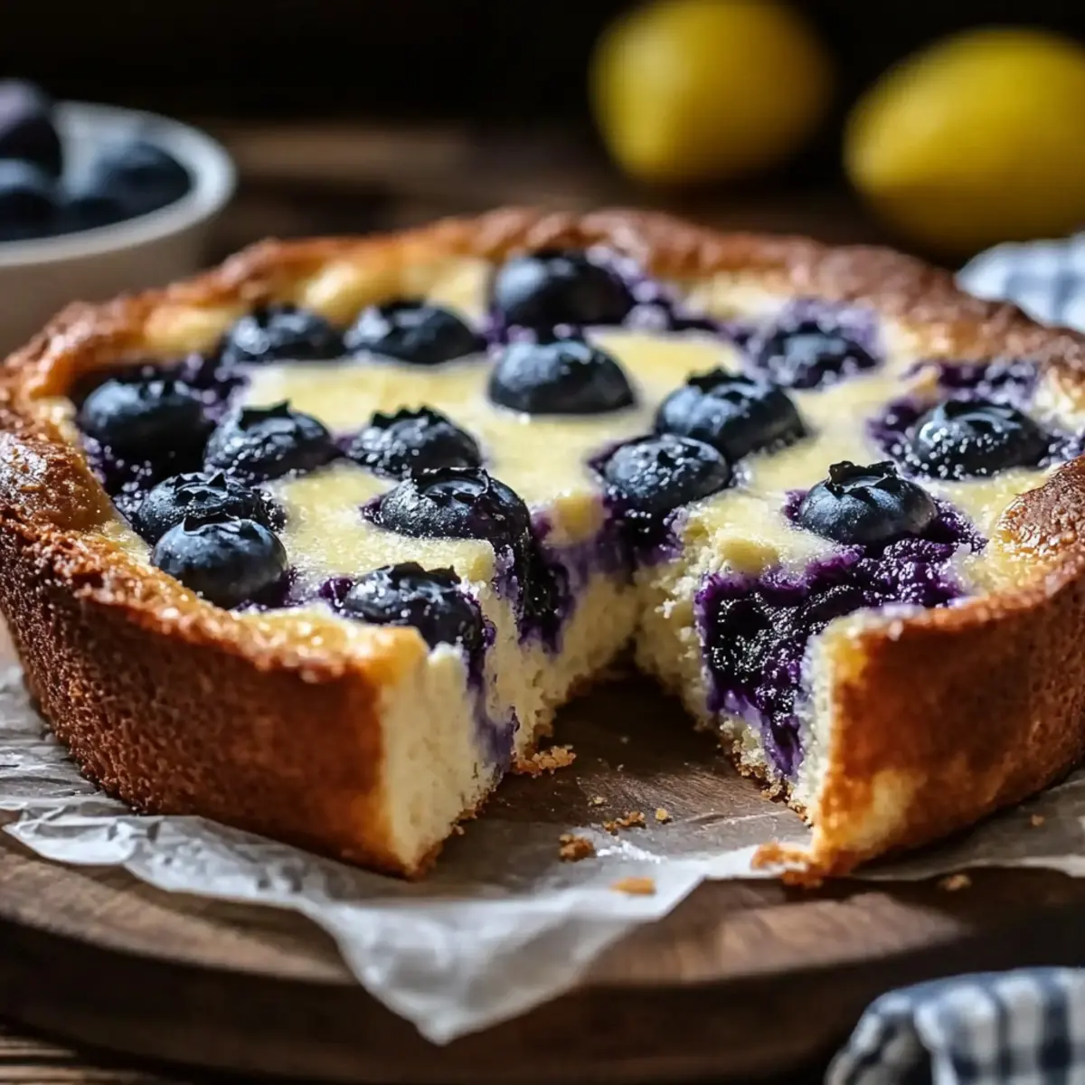 Lemon Blueberry Breakfast Bake