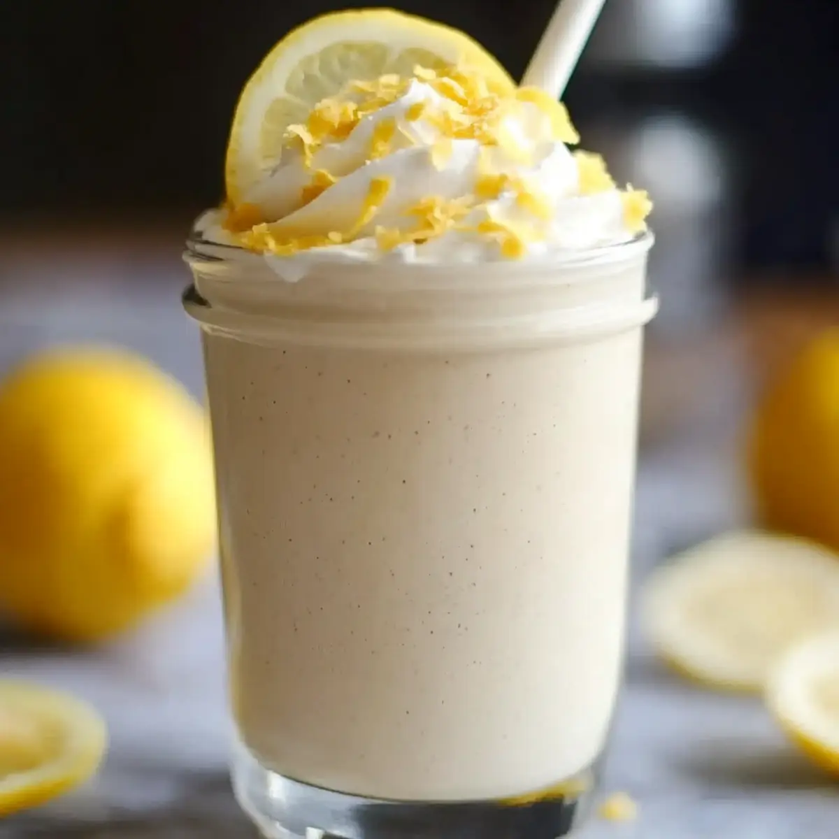 Lemon Cream Pie Vegan Protein Shake