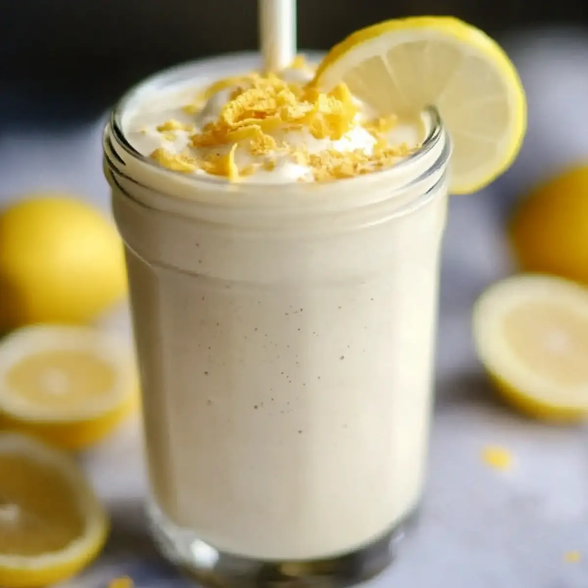 Lemon Cream Pie Vegan Protein Shake