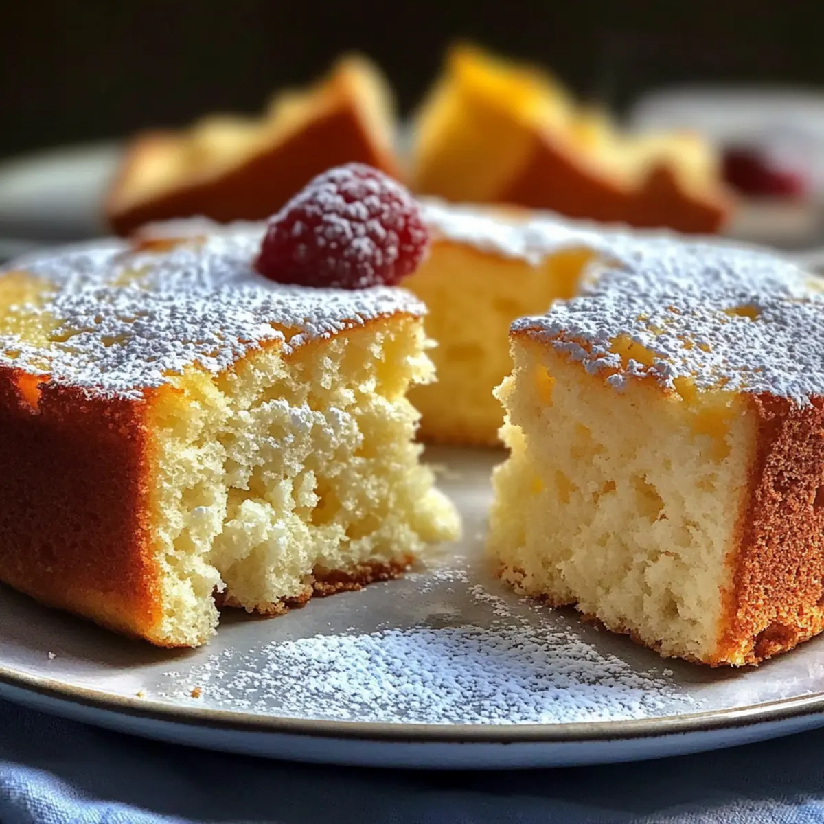 Light & Fluffy Yogurt Cloud Cake