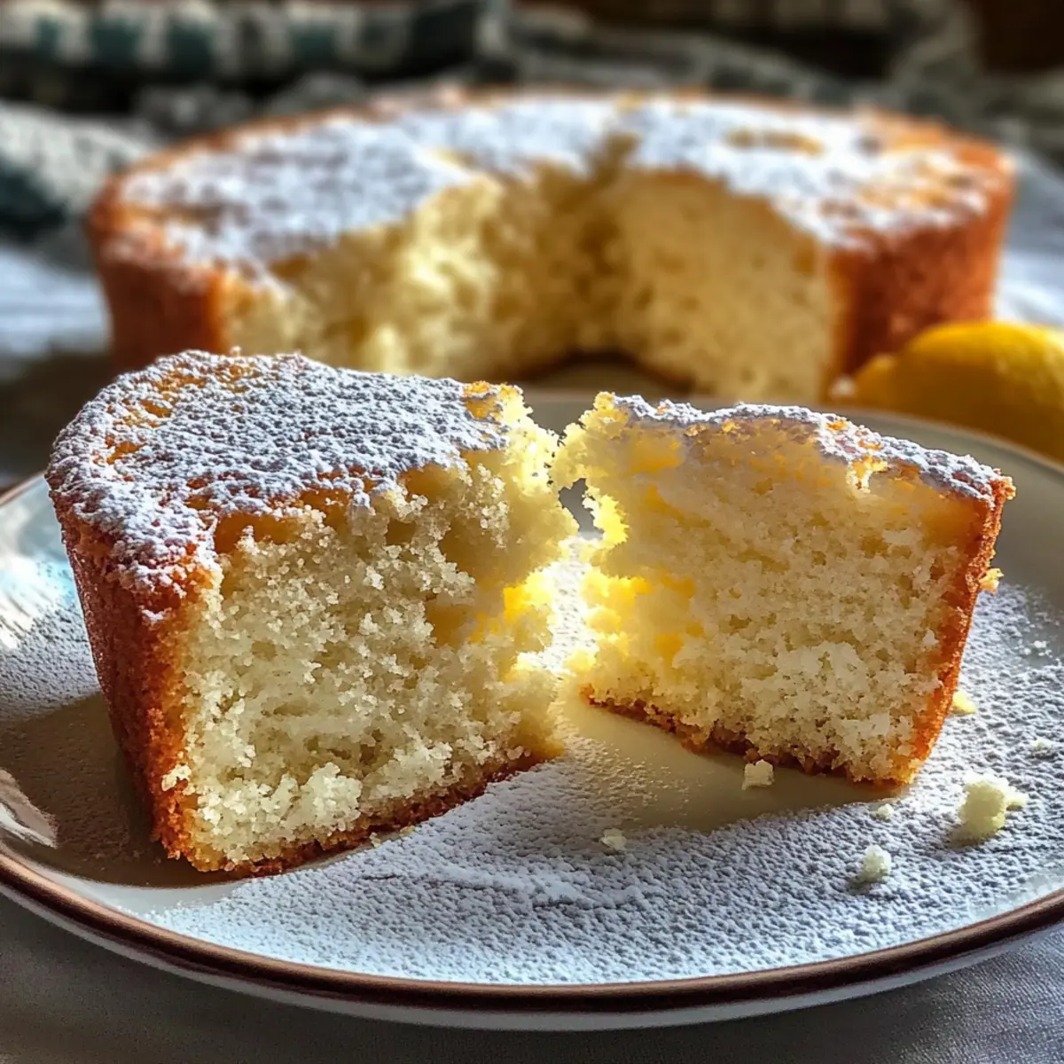 Light & Fluffy Yogurt Cloud Cake