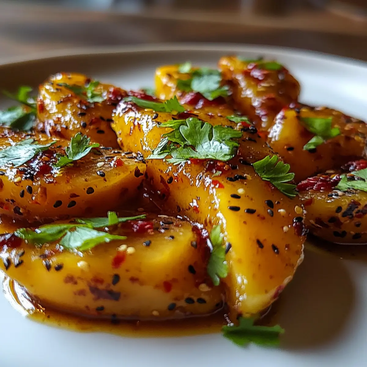 Mango Habanero Honey Garlic Sauce for Grilling