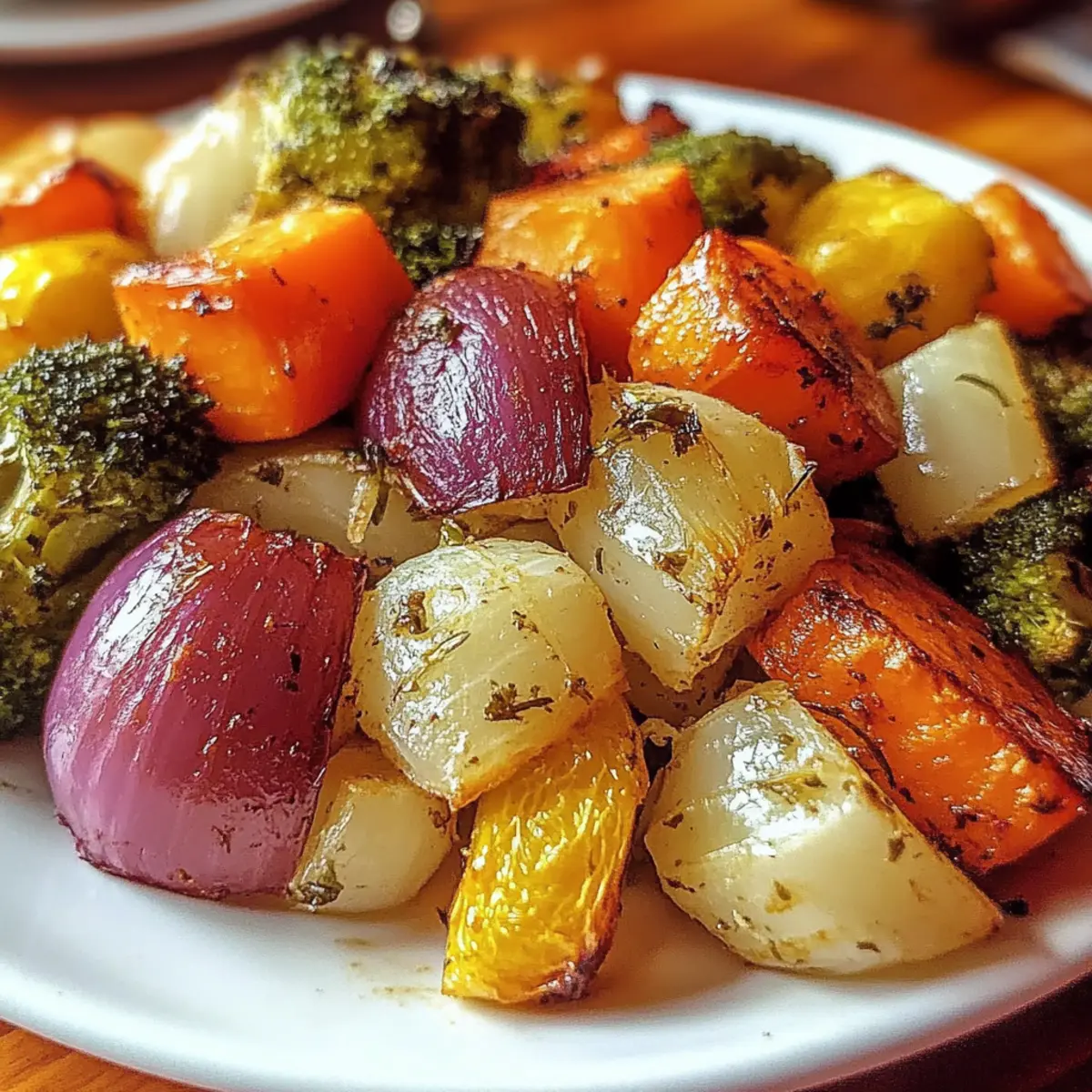 Maple Dijon Roasted Vegetables