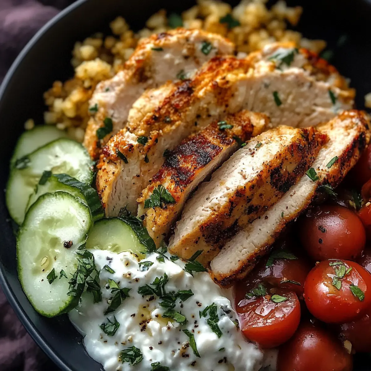 Mediterranean Chicken Bowls
