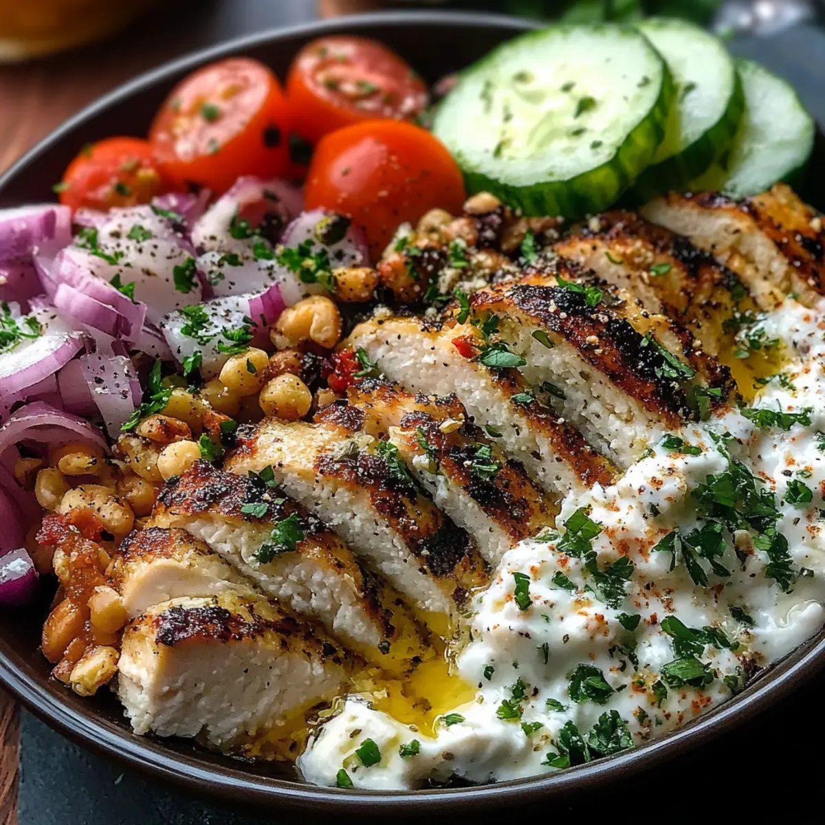 Mediterranean Chicken Bowls