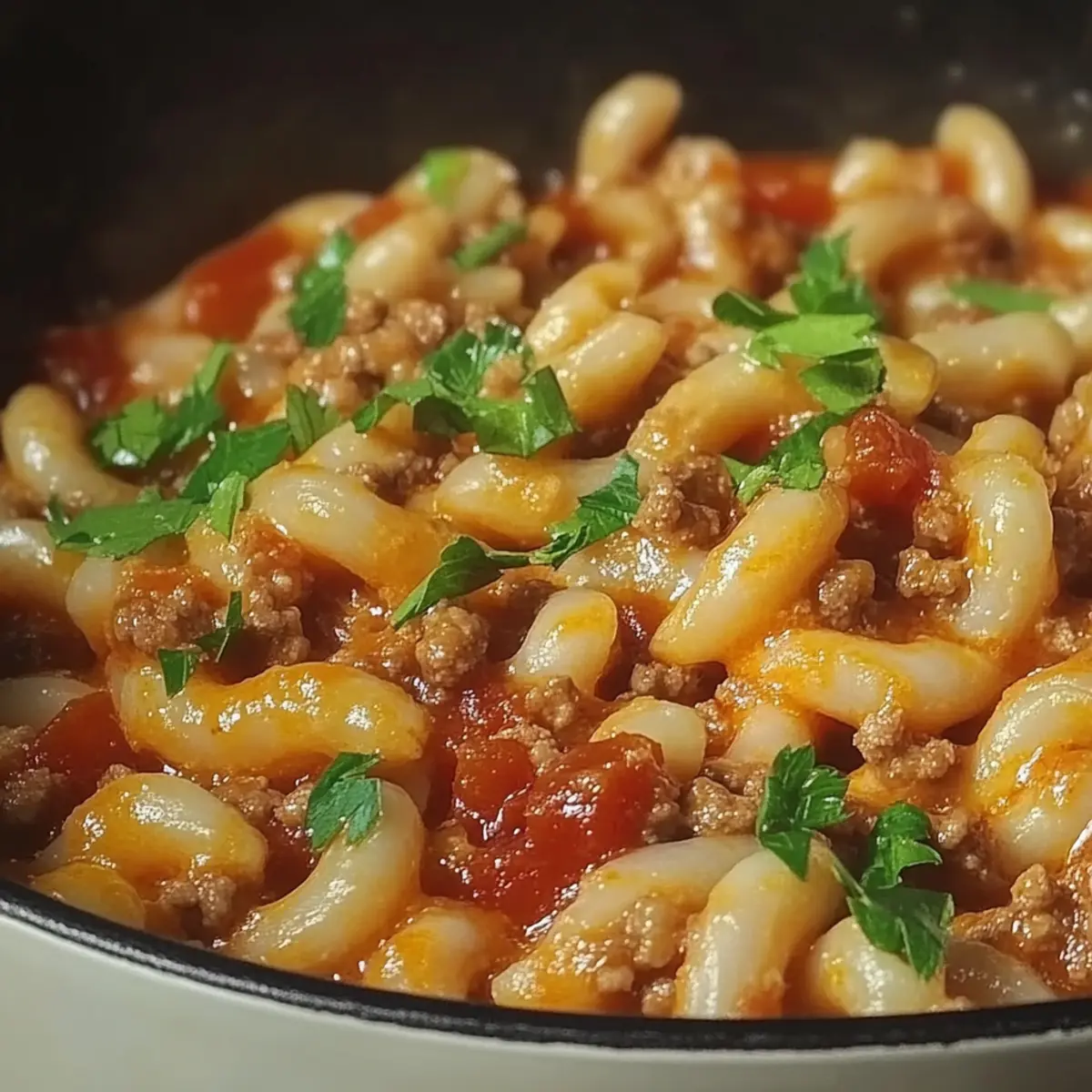 Minced Beef Trottole Pasta