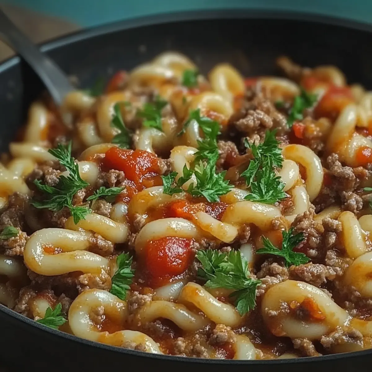 Minced Beef Trottole Pasta