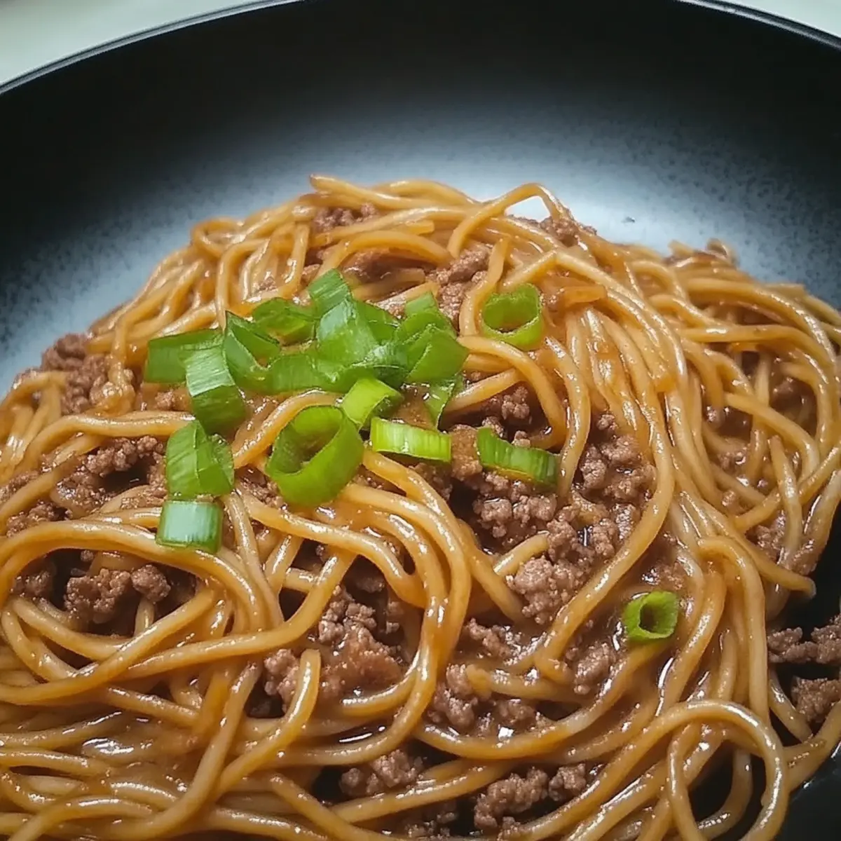 Mongolian Beef Noodles