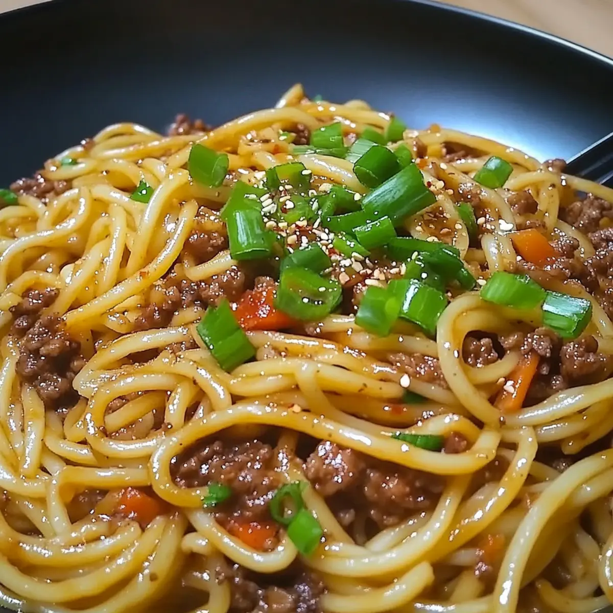 Mongolian Beef Noodles