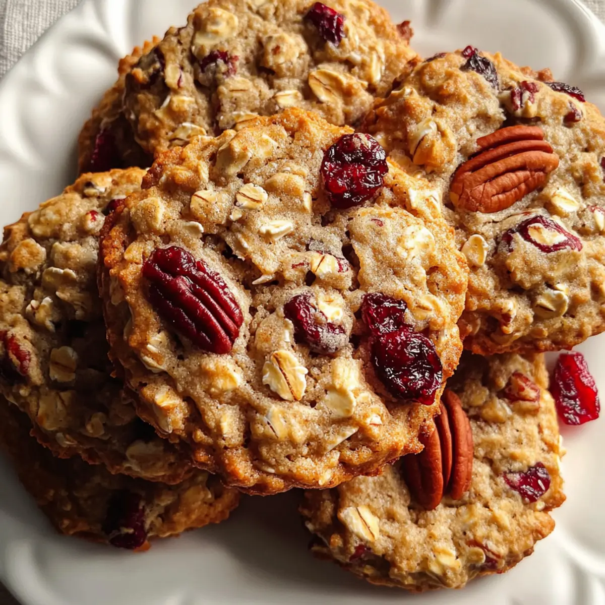 Oatmeal Cranberry Pecan Cookies