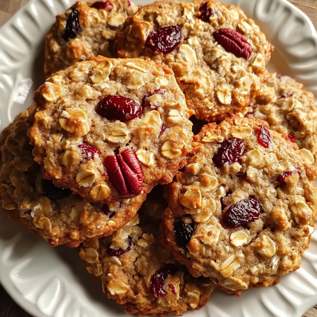 Oatmeal Cranberry Pecan Cookies