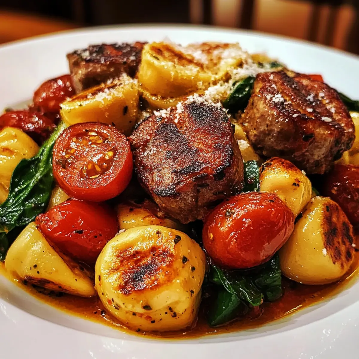 One-Pan Steak Bite Tortellini