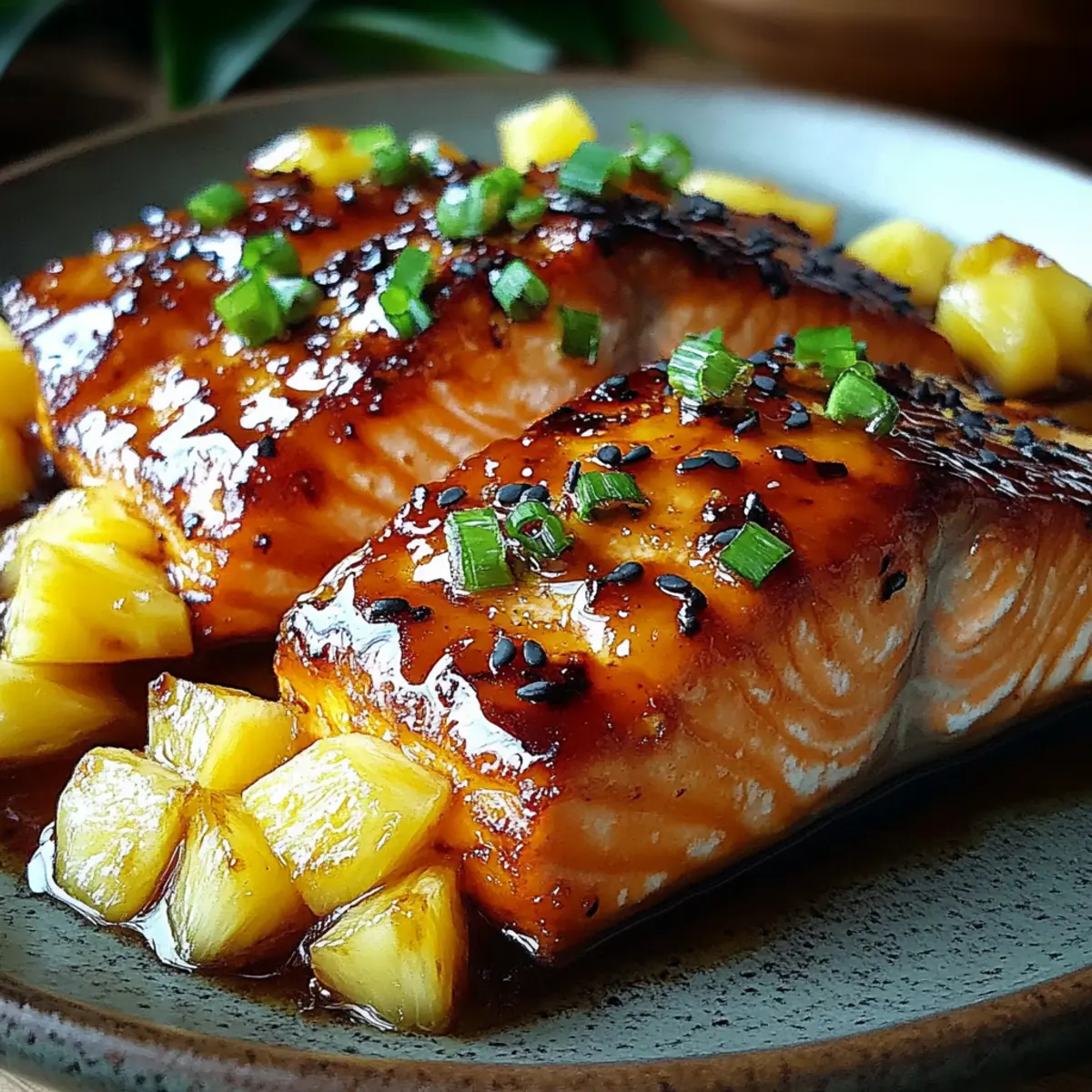 Pineapple Glazed Salmon