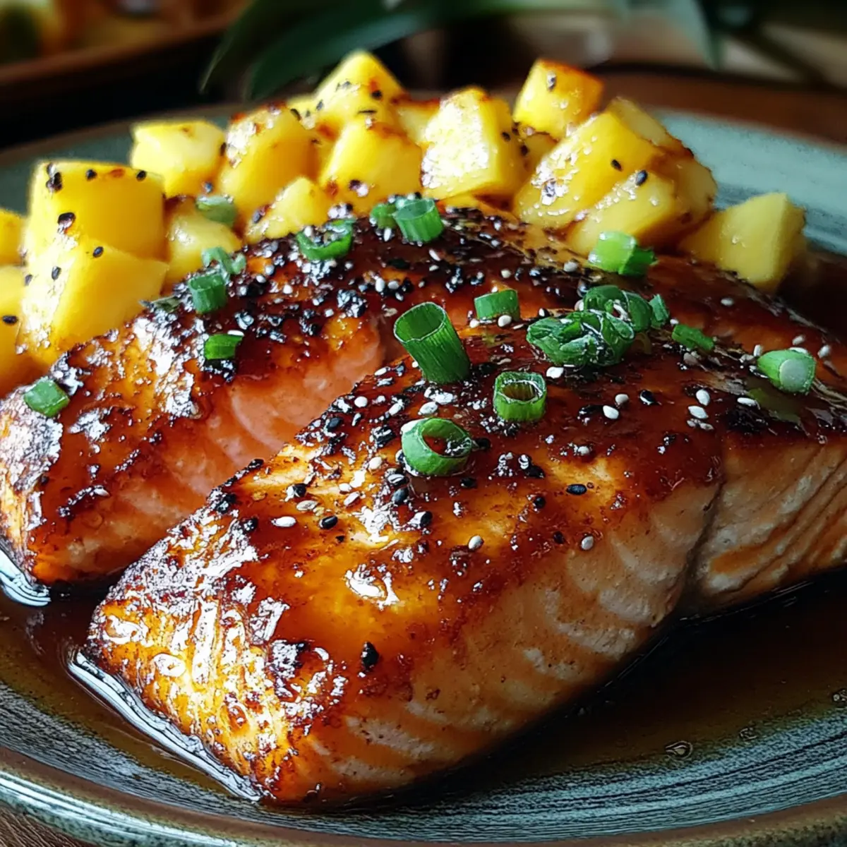 Pineapple Glazed Salmon