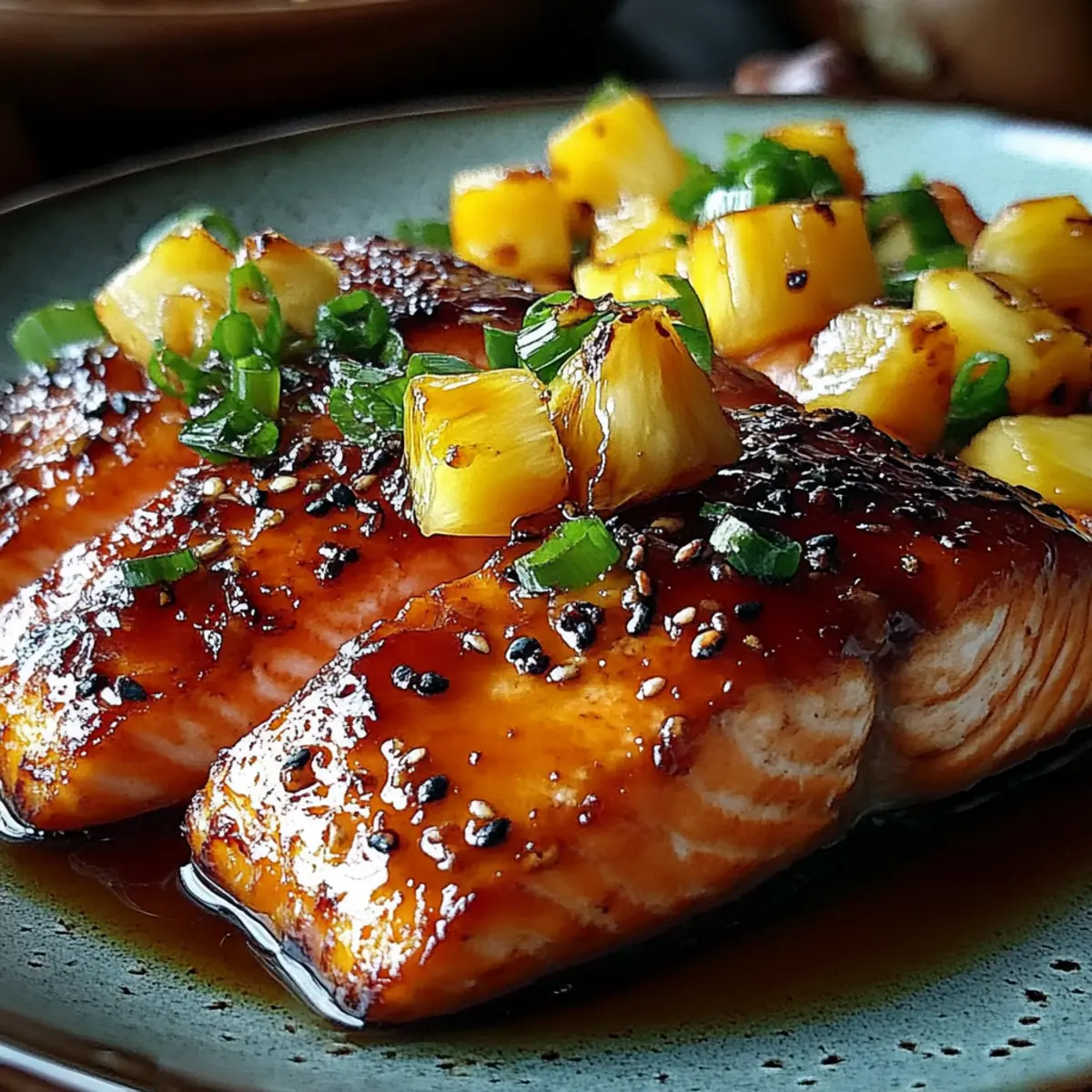 Pineapple Glazed Salmon