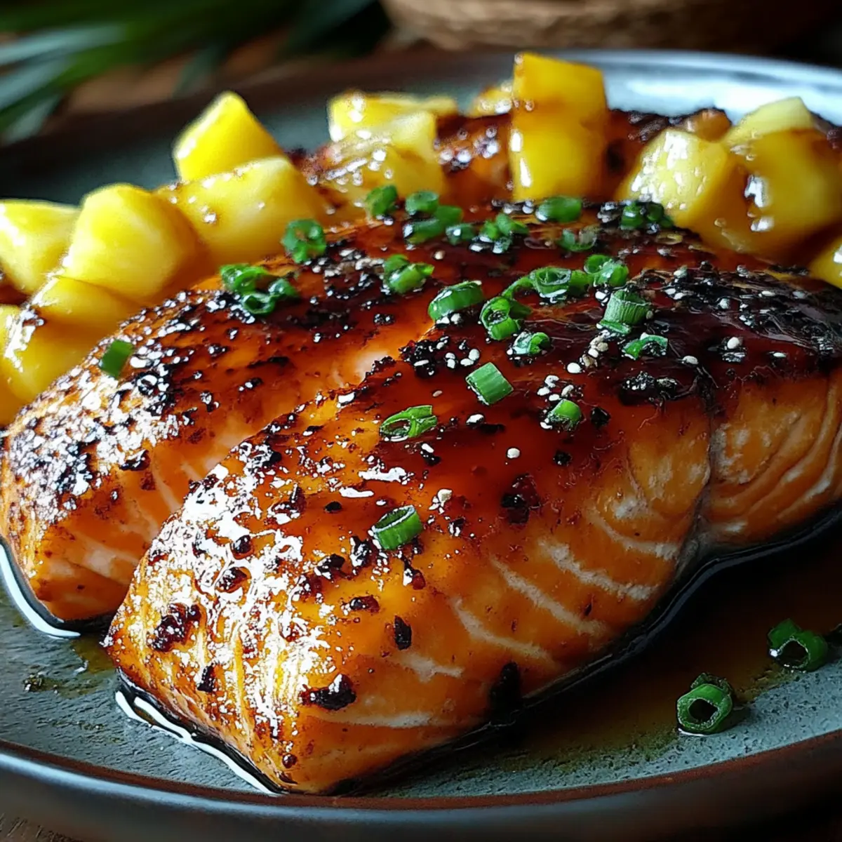 Pineapple Glazed Salmon