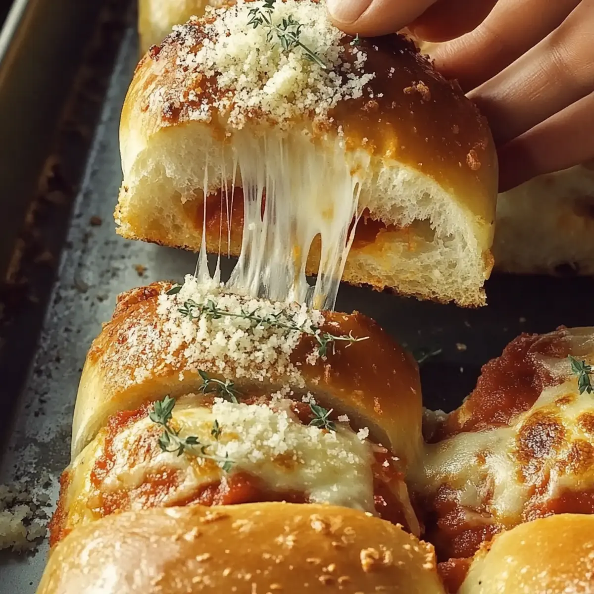 Pull-Apart Meatball Sliders
