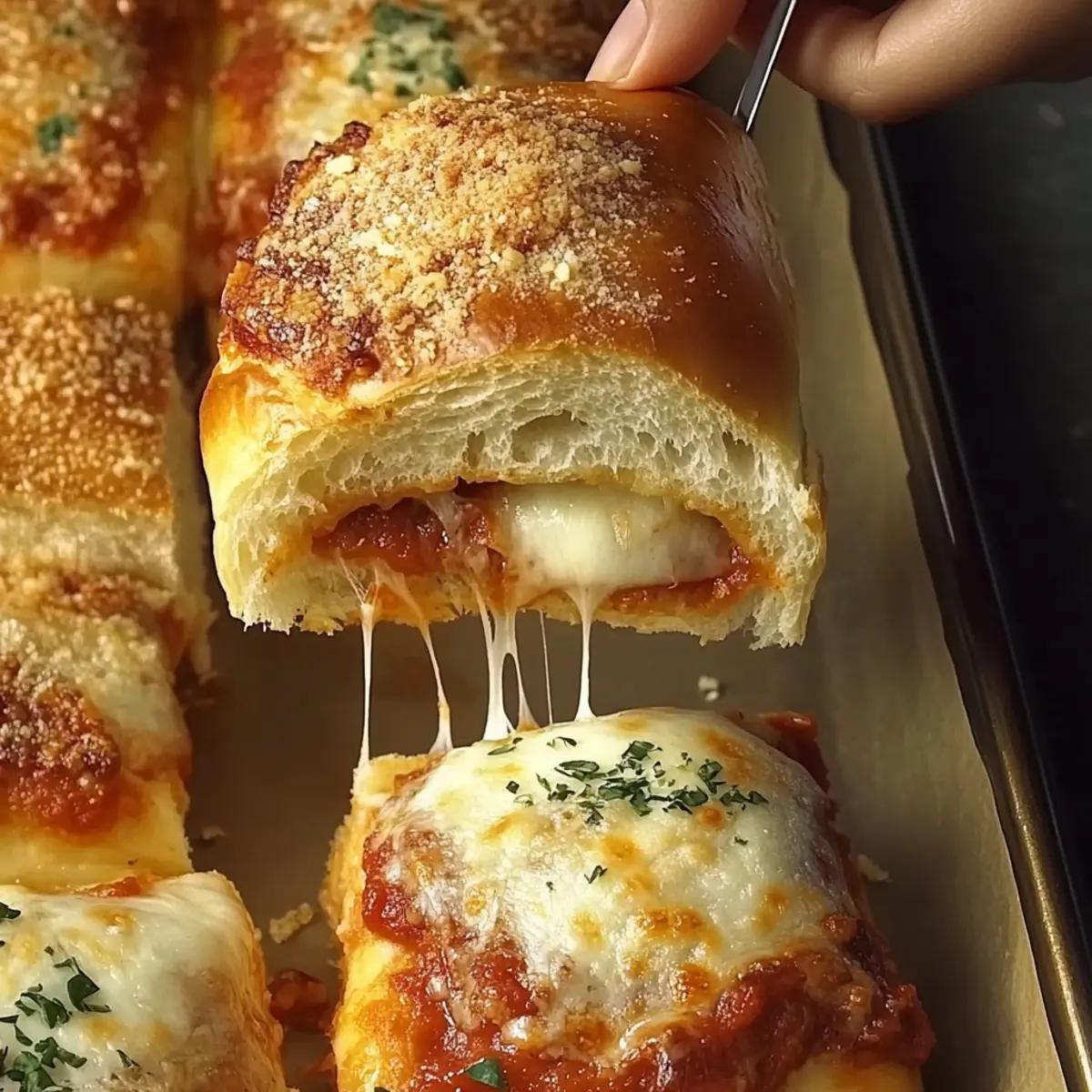 Pull-Apart Meatball Sliders