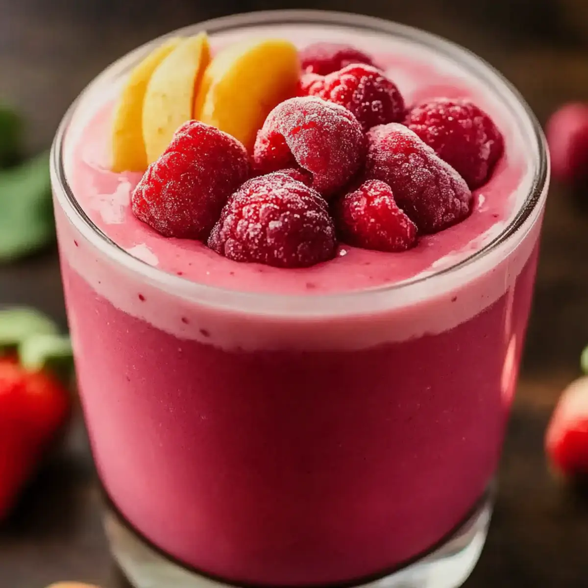 Raspberry Peach Smoothie