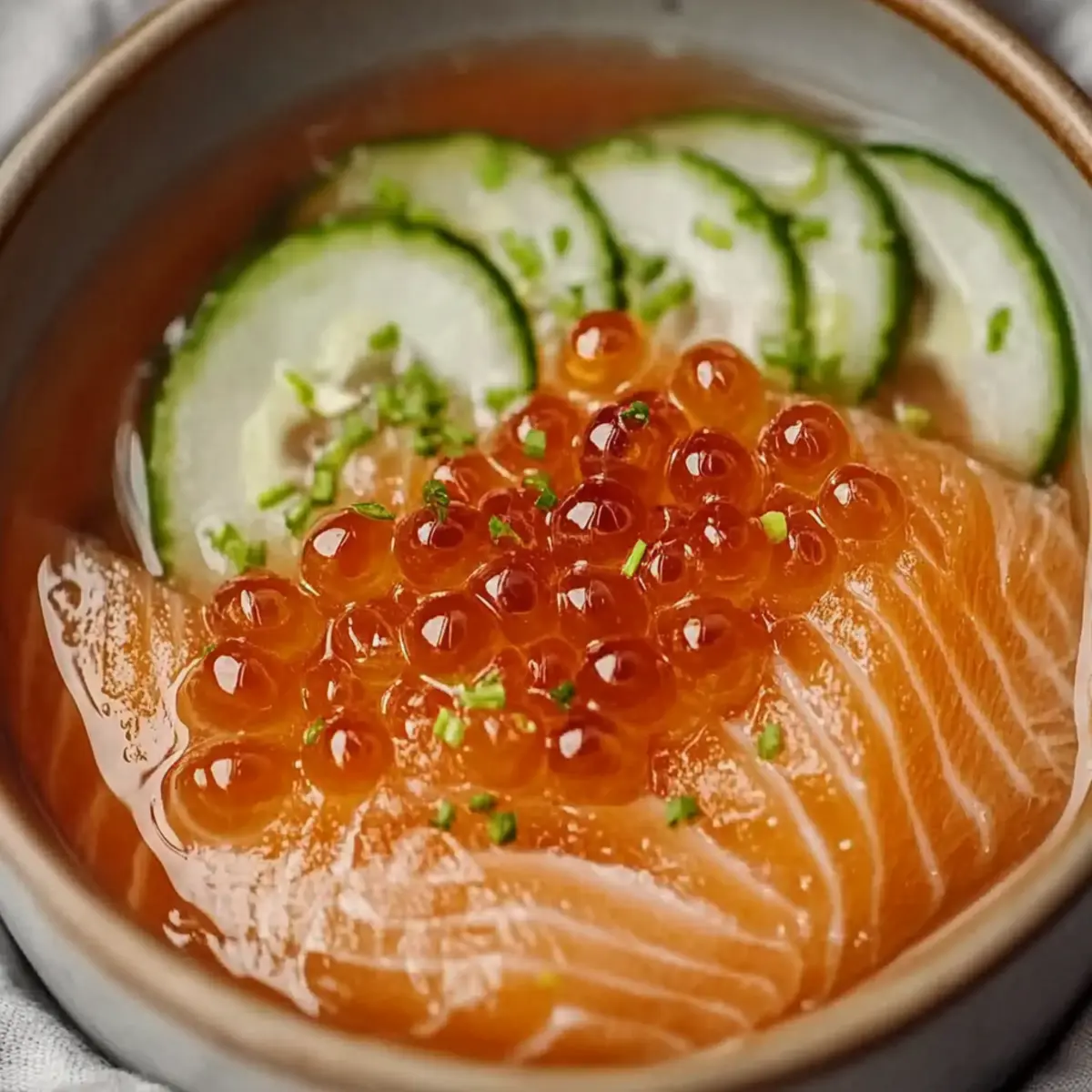 Salmon Crudo with Citrus Soy Dressing