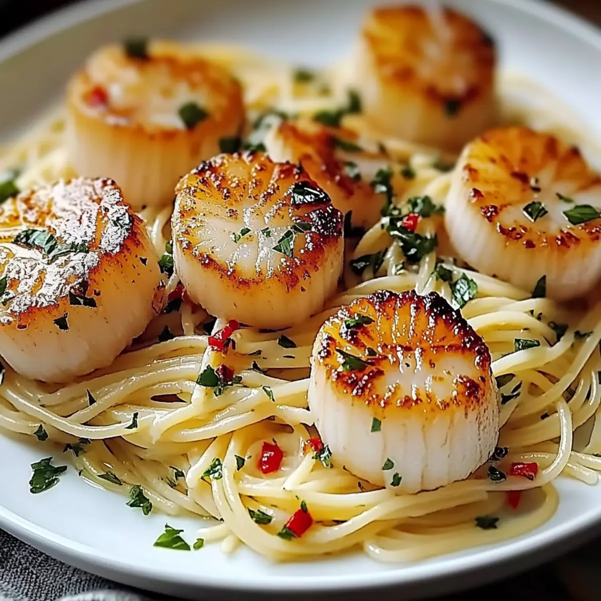 Sea Scallops Pasta