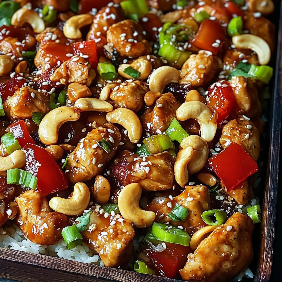 Sheet Pan Cashew Chicken