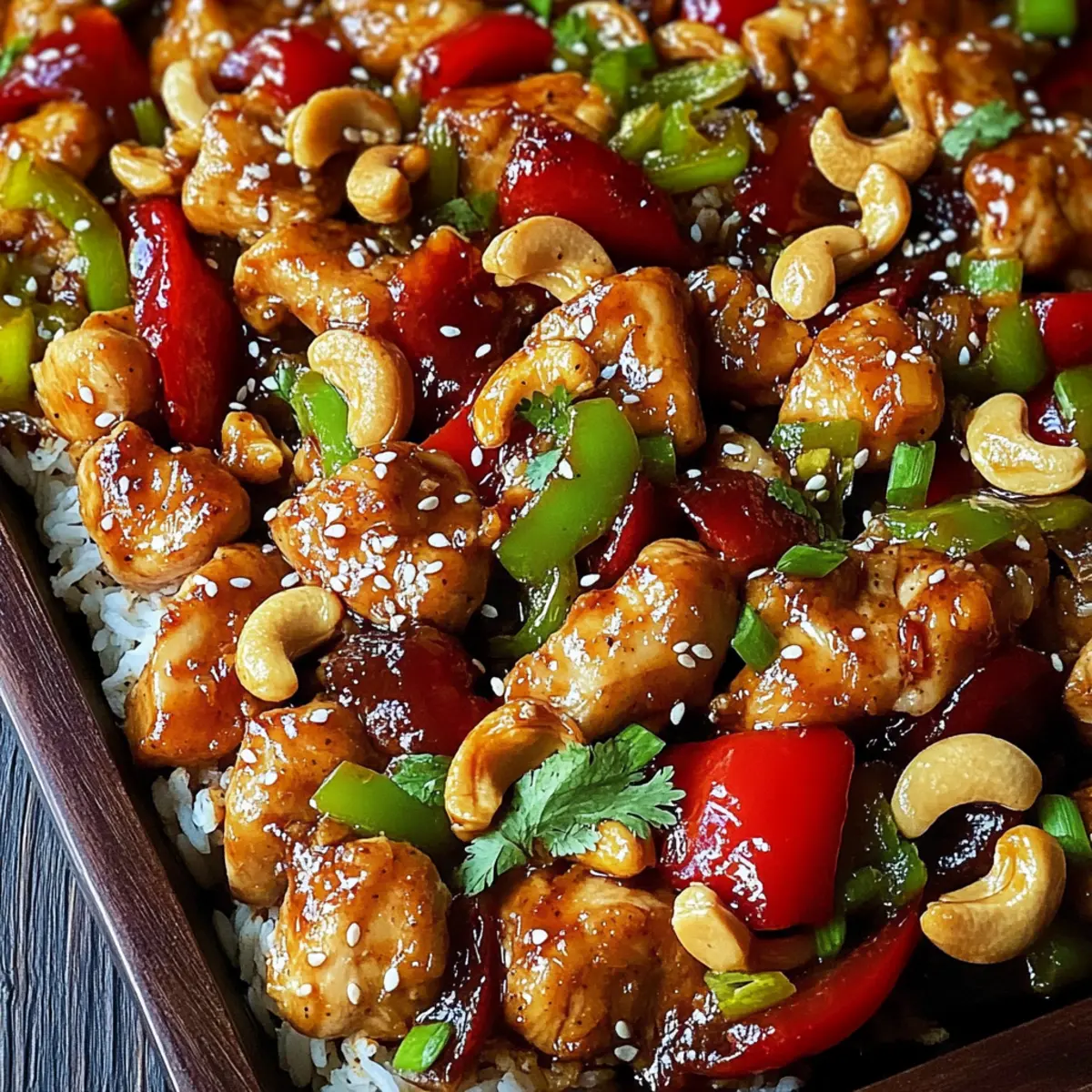 Sheet Pan Cashew Chicken