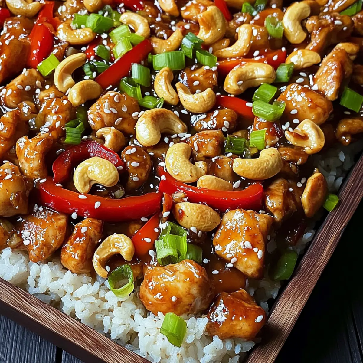 Sheet Pan Cashew Chicken