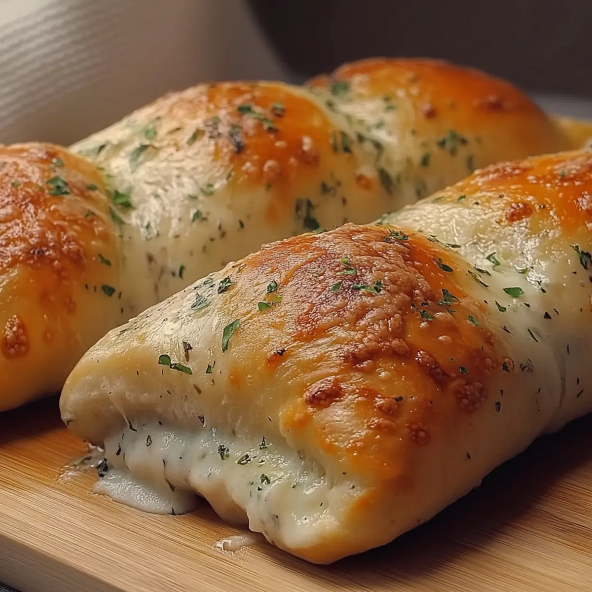 Soft Alfredo Chicken Bread