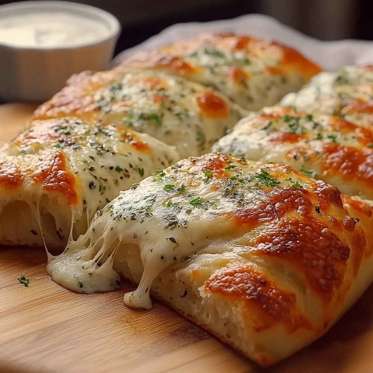 Soft Alfredo Chicken Bread