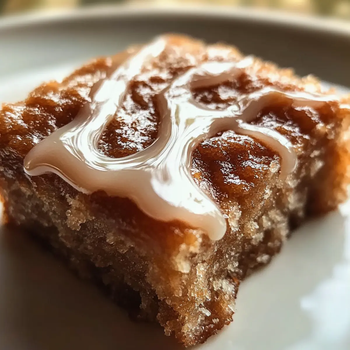 Soft Baked Maple Donut Bars