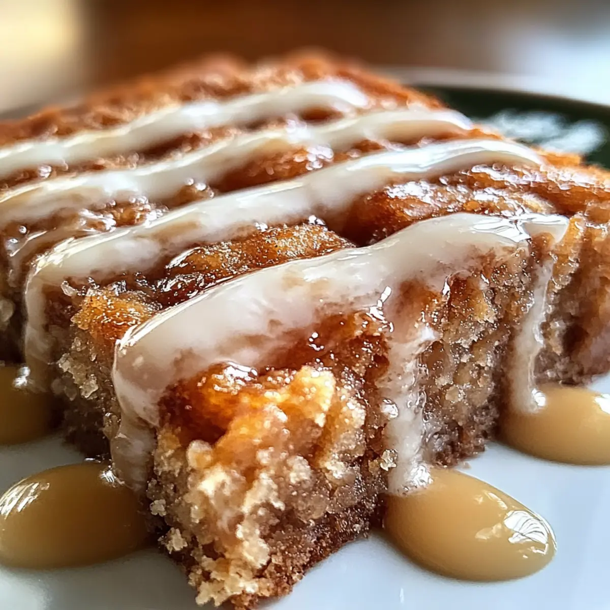 Soft Baked Maple Donut Bars