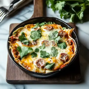 Southern Breakfast Enchiladas with Sausage Gravy