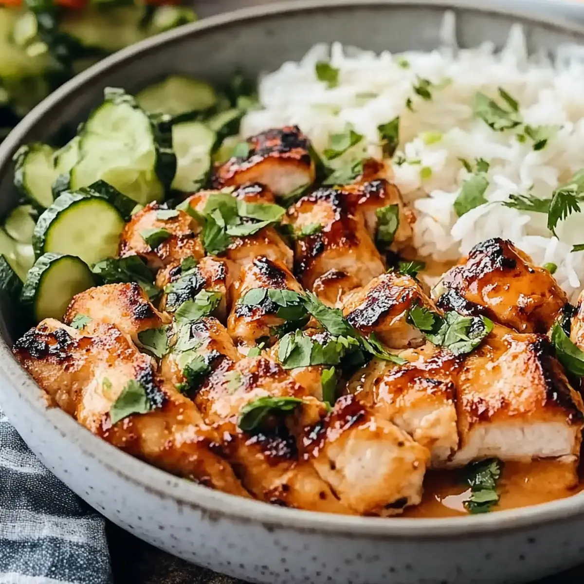 Spicy Salmon Bowls