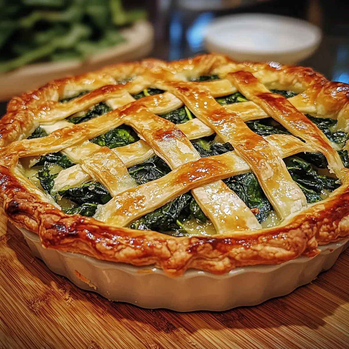 Spinach Stuffed Pie